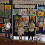 Jesień nietypowym pędzlem malowana- dzieci z nagrodami