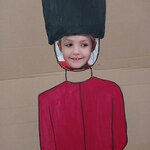 Tydzień europejski w przedszkolu- dziecko w fotobudce