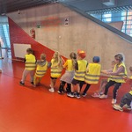 Miejski Dzień Przedszkolaka-  przeciąganie liny