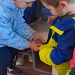 Tygryski i Żabki przygotowania do spaceru