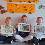 Międzynarodowy Dzień Jeża - dzieci z obrazkami