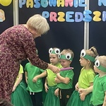 Pasowanie na przedszkolaka - moment pasowania na przedszkolaka