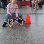 Jarmark Bożonarodzeniowy - zawody na saneczkach
