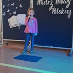 Mistrz mowy polskiej - konkurs - uczesniczka konkursu