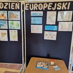 Tydzień europejski w naszym przedszkolu- tablica demonstracyjna