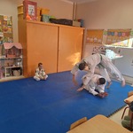 Pokaz JUDO - pokaz bezpiecznych przewrotów 