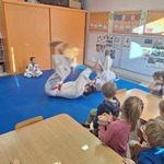 Pokaz JUDO - pokaz bezpiecznych przewrotów 