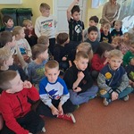 Dzień Matematyki - dzieci przed matematyczną rozgrzewką