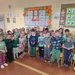 Pierwszy dzień wiosny w naszym przedszkolu- dzieci podczas wiosennego tańca