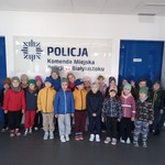 W Komisariacie Młodego Policjanta - dzieci z grupy Pszczółki