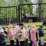 Pszczółki poznają mieszkańców Akcent ZOO - dzieci podczas zwiedzania 