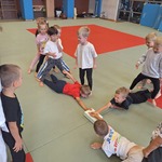 Tygryski W Akademickim Centrum Sportu- zabawy ruchowe