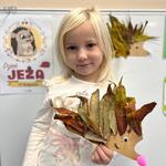 Dzień Jeża w grupie Smerfy- dziecko z jeżykiem 