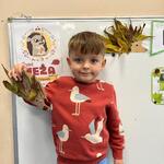 Dzień Jeża w grupie Smerfy- dziecko z jeżykiem 