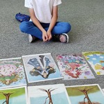 Poznajemy siebie - projekt edukacyjny- dziecko na dywanie