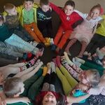 Kolorowe skarpetki Pszczółki 